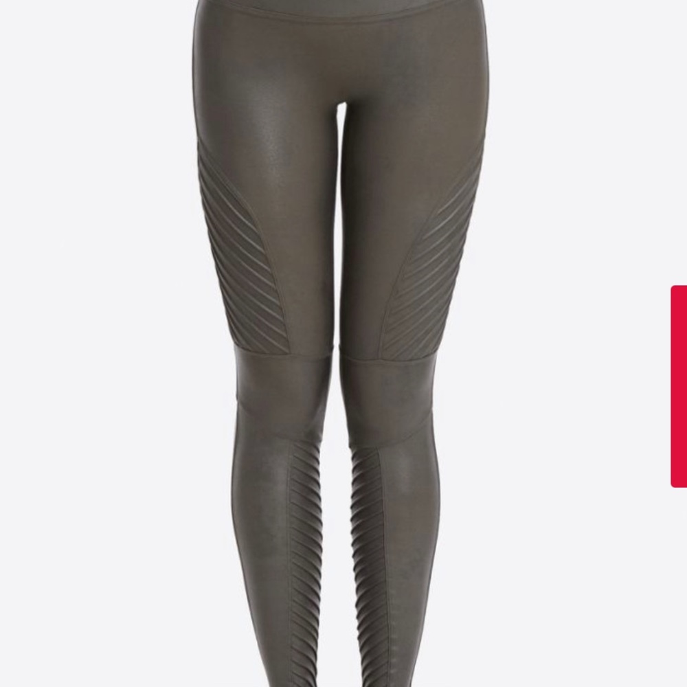 SPANX Moto leggings- Gunmetal size L